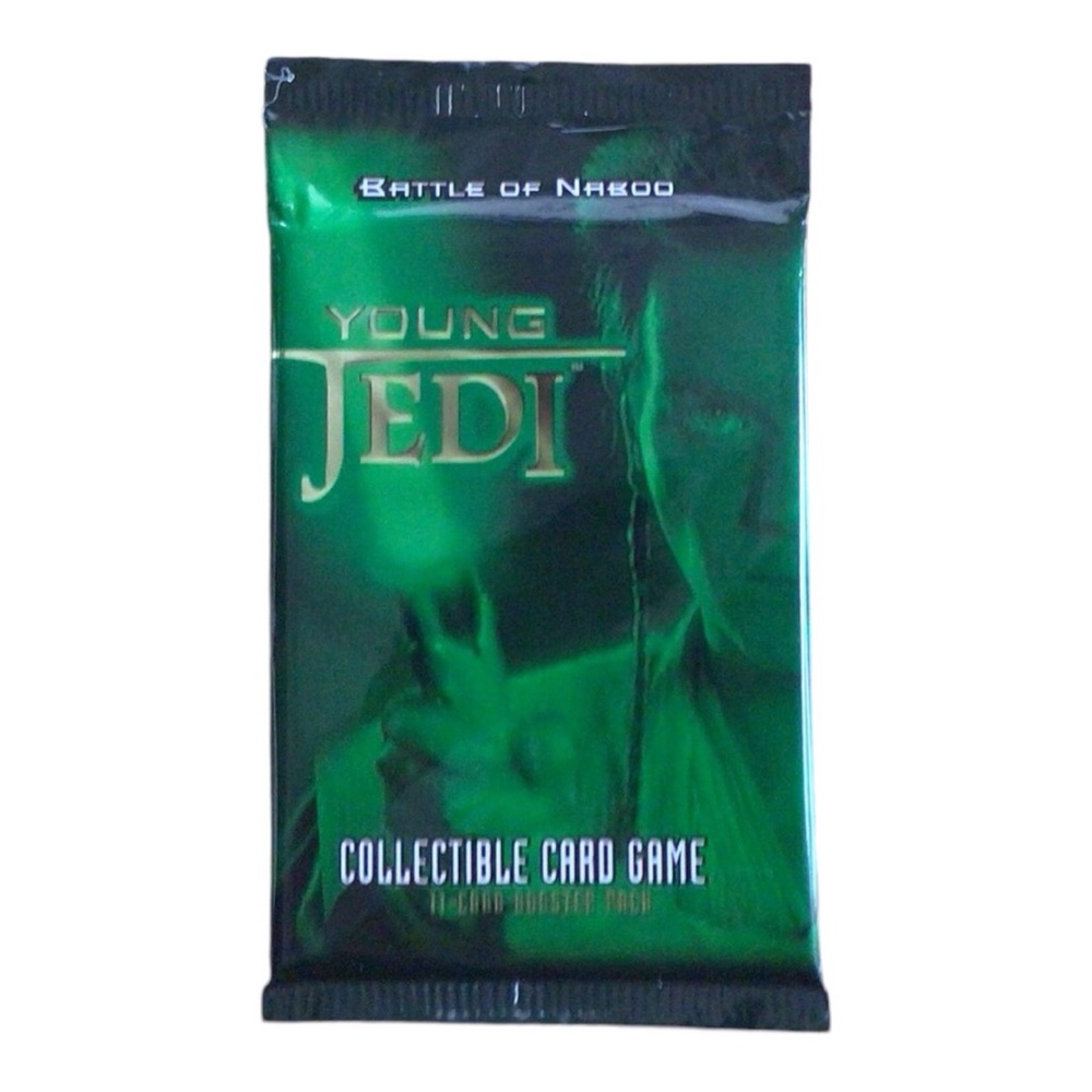 Star Wars Battle of Naboo Young Jedi Collectible Card Game 11 Card Booster Pack